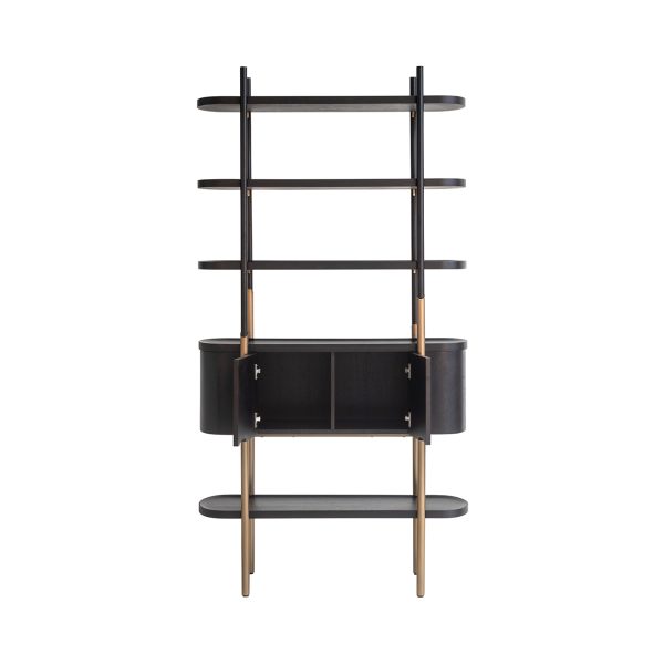 Wandkast Jameson 2-deuren 4-planken (Charcoal) - Afbeelding 5