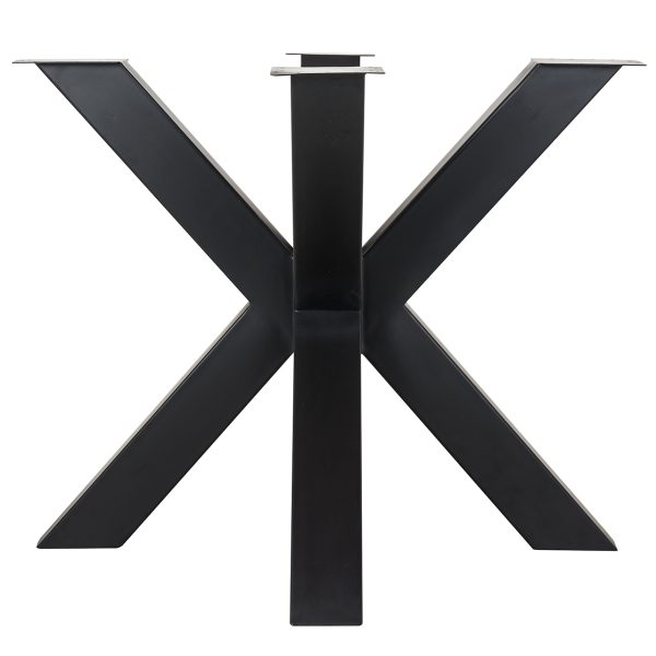 Eettafel poot X-leg Bodhi zwart - Afbeelding 3