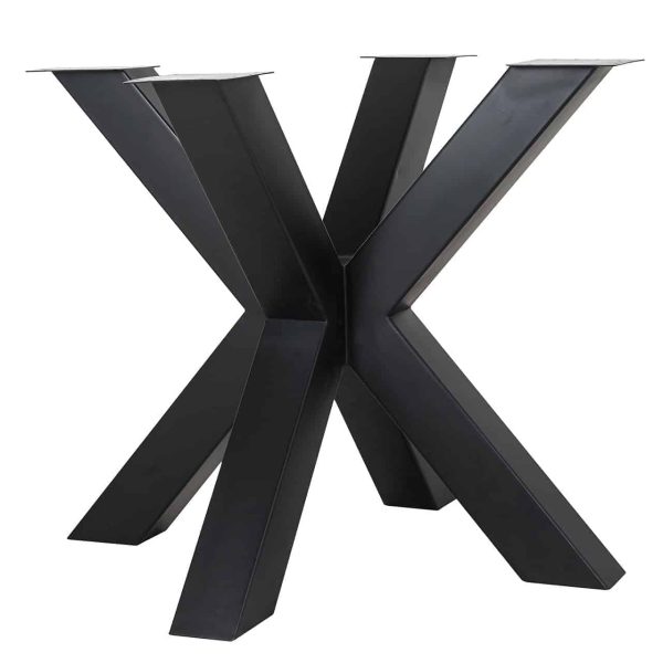 Eettafel poot X-leg Bodhi zwart - Afbeelding 2