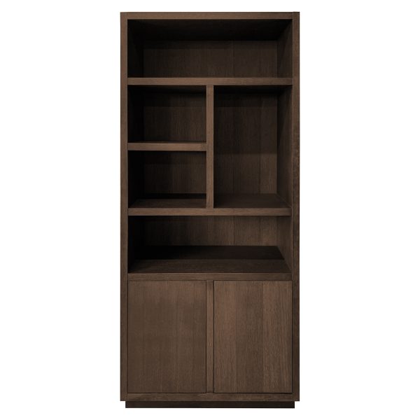 Boekenkast Oakura 2-deuren (Brown) - Afbeelding 2