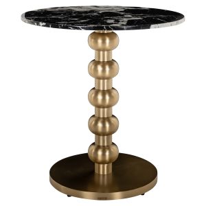 Bistrotafel Witlox 75Ø (Black/gold)