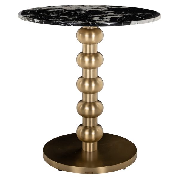 Bistrotafel Witlox 75Ø (Black/gold)