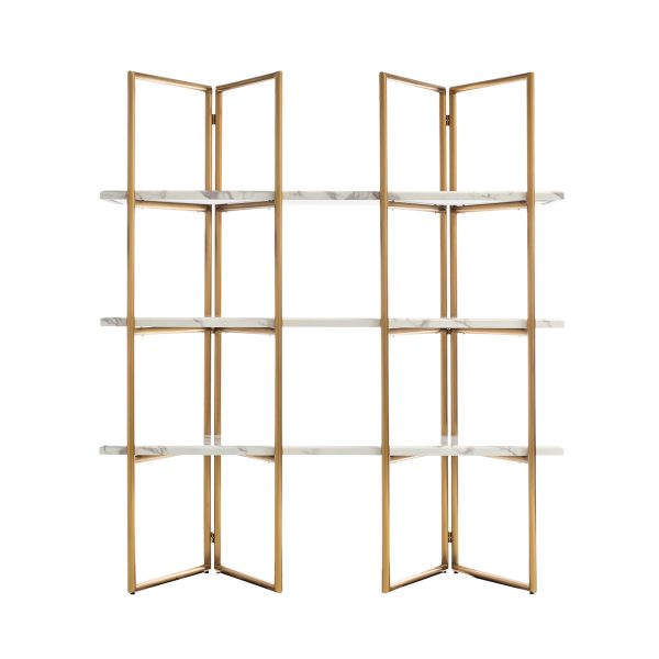 Wandkast Lagrand gold met 3 planken (Gold) - Afbeelding 3