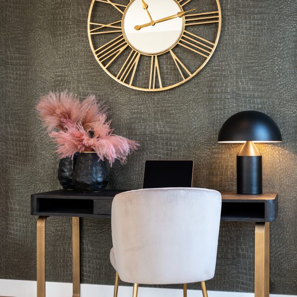 Bureau Blackbone brass 1-lade (Black rustic) - Afbeelding 5