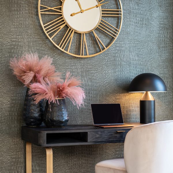 Bureau Blackbone brass 1-lade (Black rustic) - Afbeelding 8
