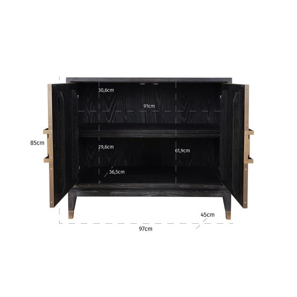 Dressoir Bloomville 2-deuren (Brown) - Afbeelding 5