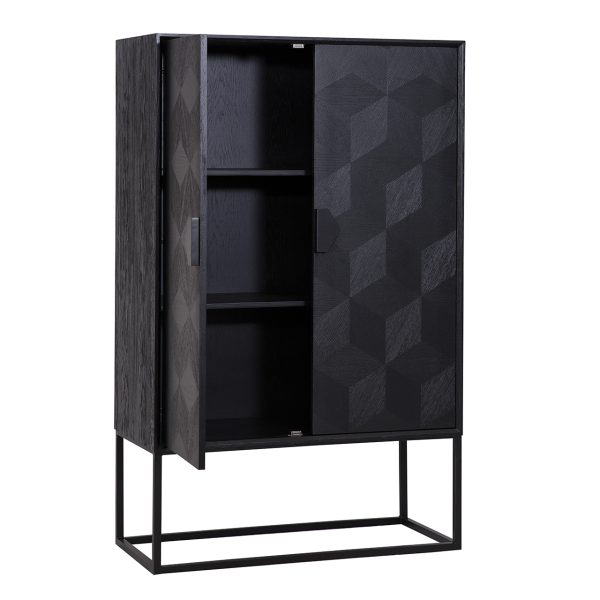 Wandkast Blax 2-deuren (Black) - Afbeelding 6