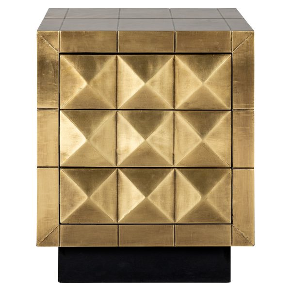 Nachtkast Collada 3-laden (Brushed Gold) - Afbeelding 4