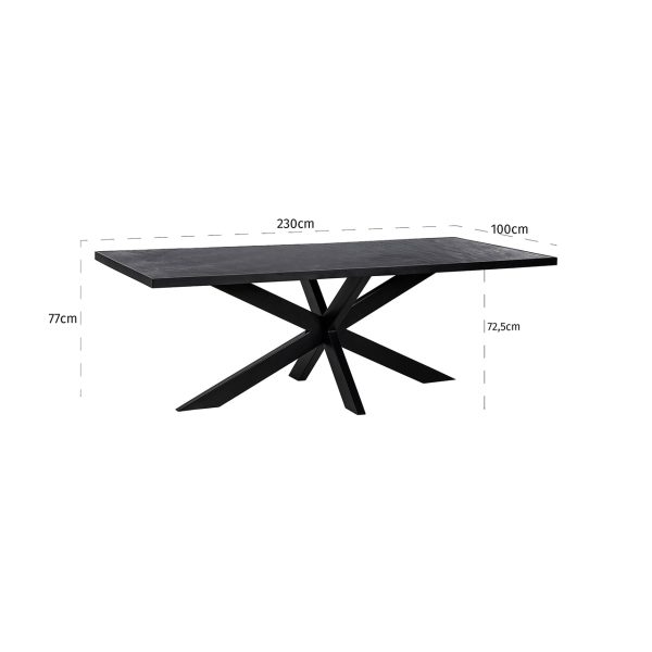 Eettafel Bourbon 230 - Afbeelding 5