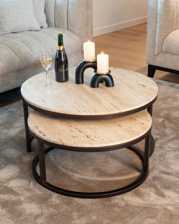 Salontafel Avalon set van 2 (Bronze) - Afbeelding 5