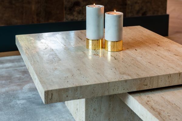 Salontafel La Cantera vierkant set van 2 (Beige) - Afbeelding 7