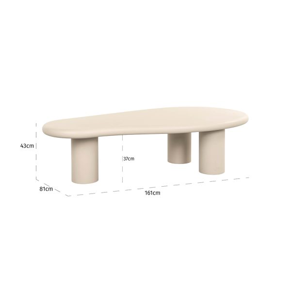 Salontafel Clayton (Beige) - Afbeelding 5