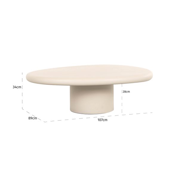 Salontafel Clayton (Beige) - Afbeelding 4