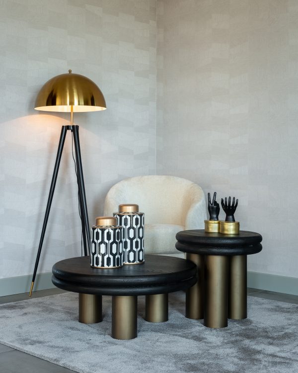 Salontafel Macaron (Black rustic) - Afbeelding 4