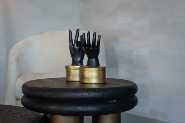 Bijzettafel Macaron (Black rustic) - Afbeelding 4