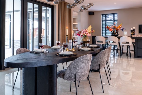 Eettafel Lilly 330 ovaal (Dark coffee) - Afbeelding 14