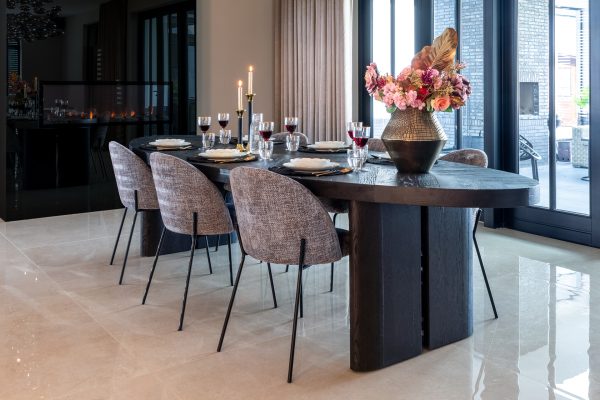 Eettafel Lilly 330 ovaal (Dark coffee) - Afbeelding 9