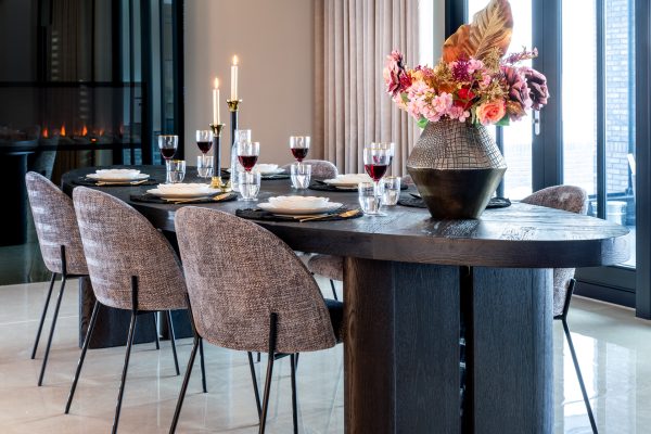 Eettafel Lilly 330 ovaal (Dark coffee) - Afbeelding 10