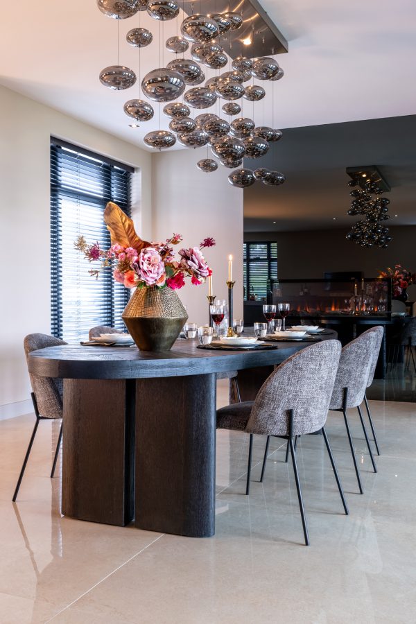 Eettafel Lilly 330 ovaal (Dark coffee) - Afbeelding 12