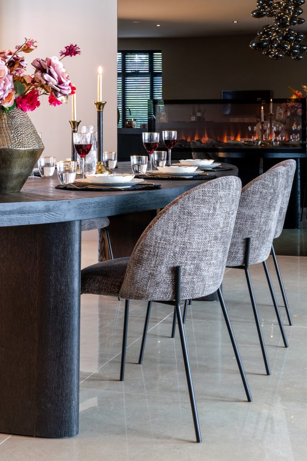 Eettafel Lilly 330 ovaal (Dark coffee) - Afbeelding 13