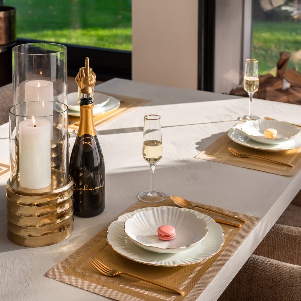 Windlicht Bodil groot (Gold) - Afbeelding 9