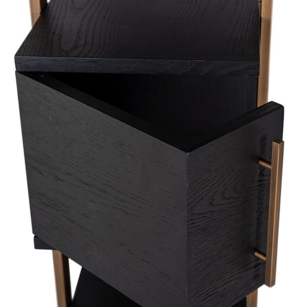 Wandkast Cambon 4-deuren 4-planken (Dark coffee) - Afbeelding 9