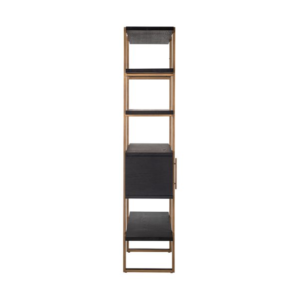 Wandkast Cambon 4-deuren 4-planken (Dark coffee) - Afbeelding 2