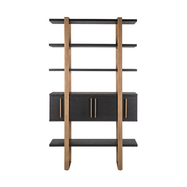 Wandkast Cambon 4-deuren 4-planken (Dark coffee) - Afbeelding 3