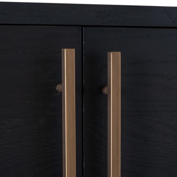 Wandkast Cambon 4-deuren 4-planken (Dark coffee) - Afbeelding 7