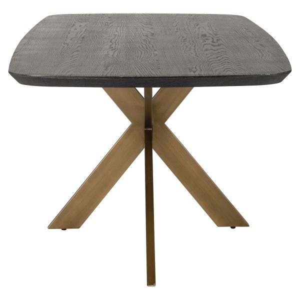 Eettafel Cambon 230 deens ovaal (Dark coffee) - Afbeelding 2