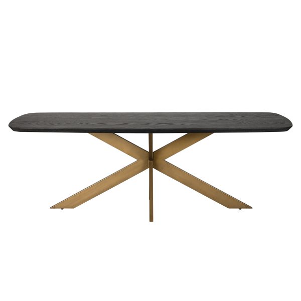 Eettafel Cambon 280 deens ovaal (Dark coffee) - Afbeelding 4