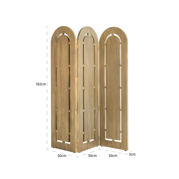Kamerscherm Macallen brass finish painted (Brushed Gold) - Afbeelding 4