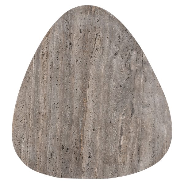 Salontafel Spencer set van 2 beige/grey travertine (Beige) - Afbeelding 3