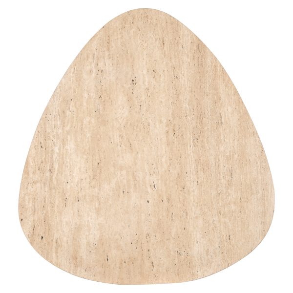 Salontafel Spencer set van 2 beige/grey travertine (Beige) - Afbeelding 4