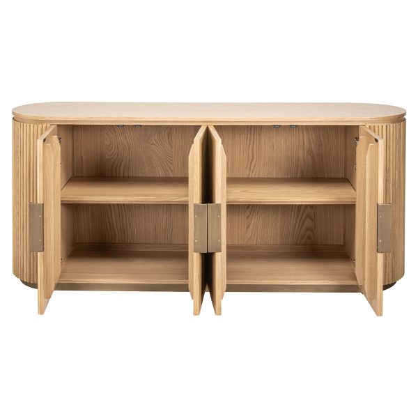 Dressoir Belfort 4-deurs (Natural oak) - Afbeelding 5