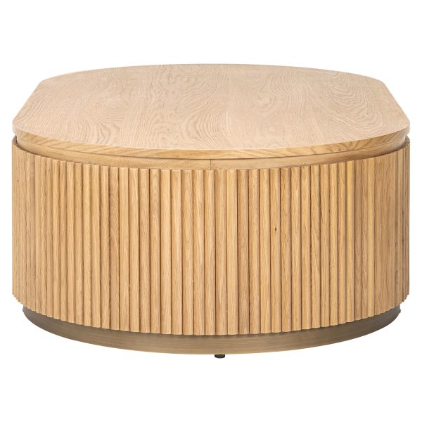 Salontafel Belfort capsule (Natural oak) - Afbeelding 2
