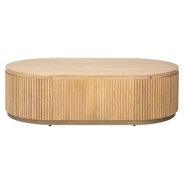 Salontafel Belfort capsule (Natural oak) - Afbeelding 4