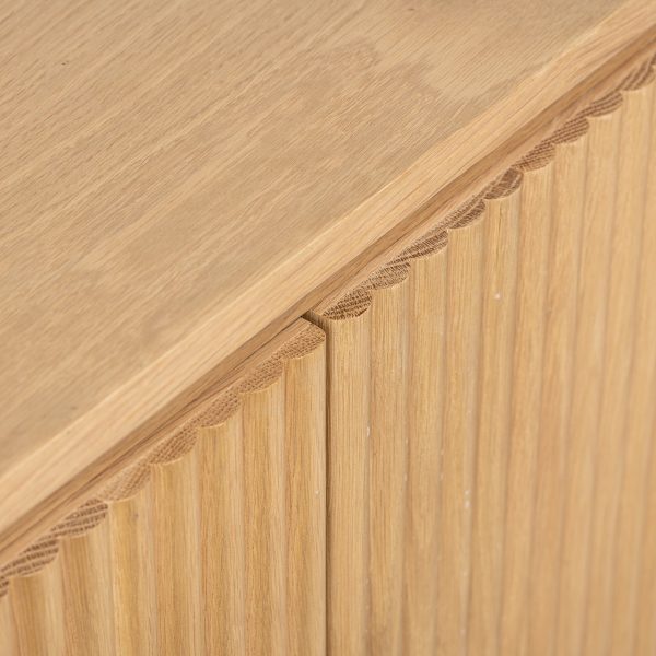 TV-meubel Belfort 4-deurs (Natural oak) - Afbeelding 10