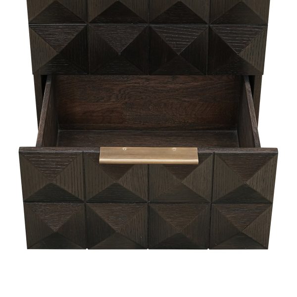 Nachtkastje Claremont 2-laden (Brown) - Afbeelding 6