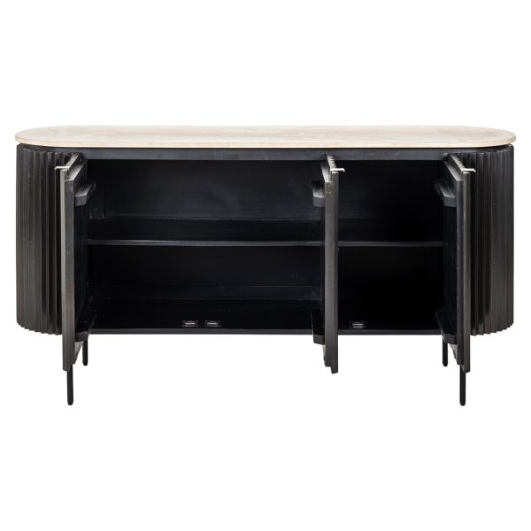 Dressoir Hampton (Dark brown) - Afbeelding 5
