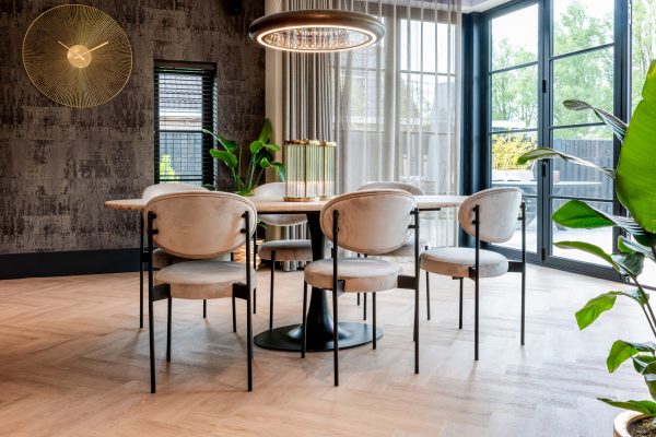 Eettafel Hampton ovaal 230 (Black) - Afbeelding 6