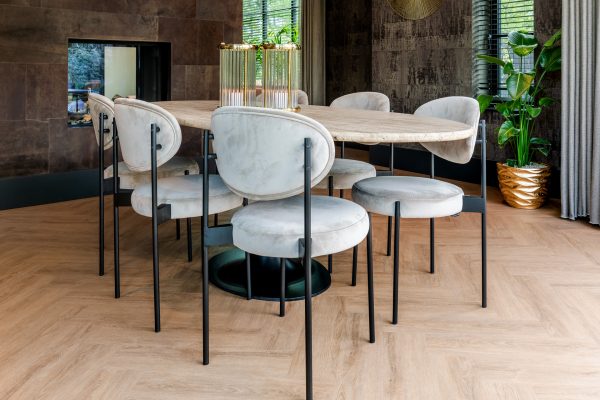 Eettafel Hampton ovaal 230 (Black) - Afbeelding 8