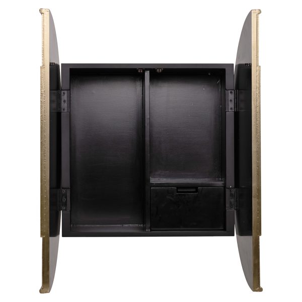 Wandkast Bowie (Black/gold) - Afbeelding 6