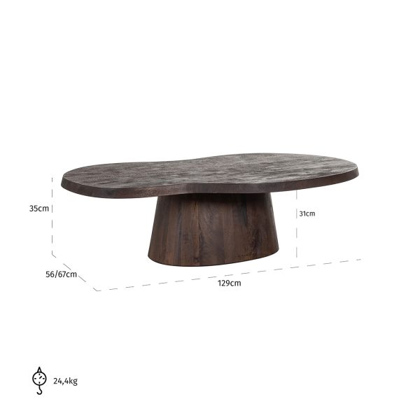 Salontafel Odile (Dark brown) - Afbeelding 5