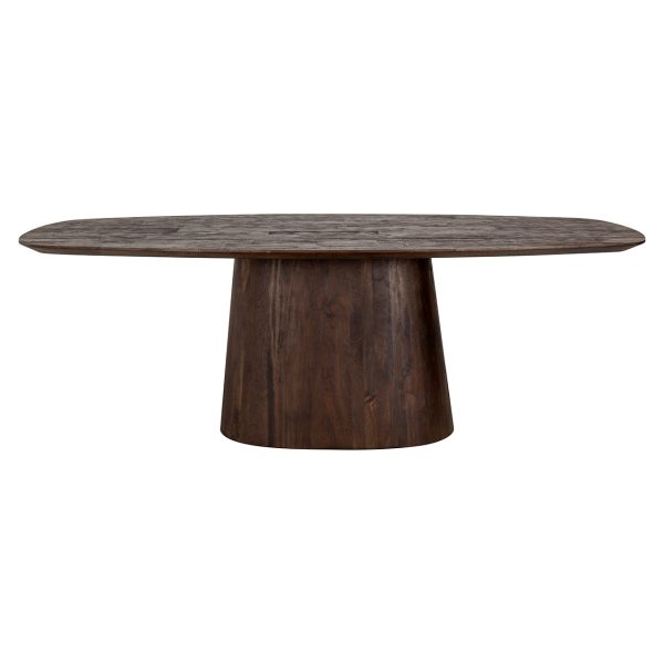 Eettafel Alix Deens ovaal 230 (Dark brown) - Afbeelding 3