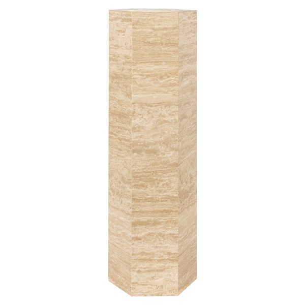 Pilaar Vespin natural beige travertine (Beige) - Afbeelding 2