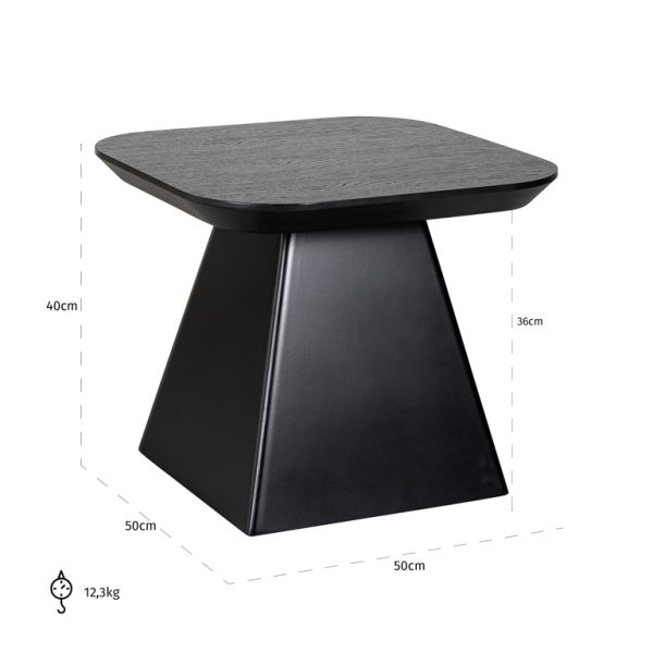 Bijzettafel Bonvoy black (Black) - Afbeelding 4