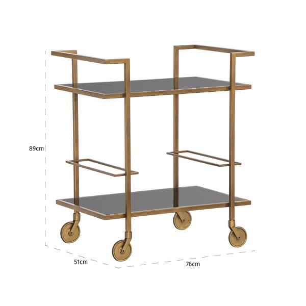 Trolley Xo (Brushed Gold) - Afbeelding 3
