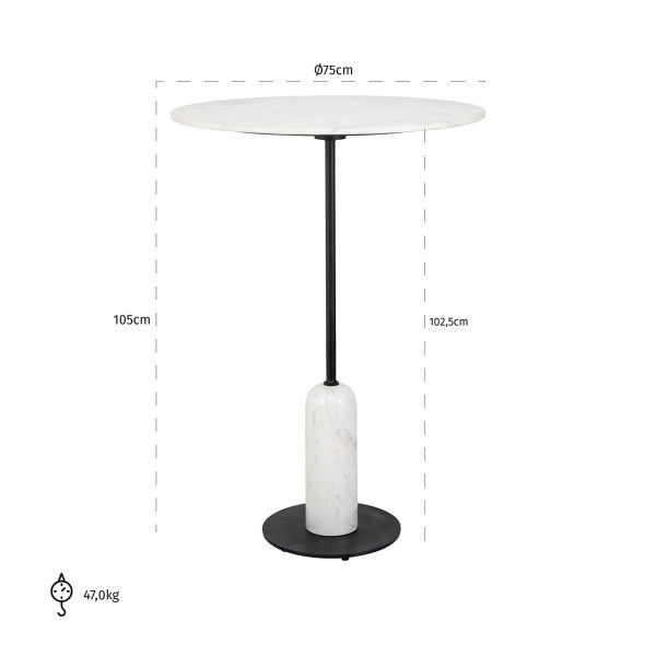Bartafel Jagger 75Ø - Afbeelding 3