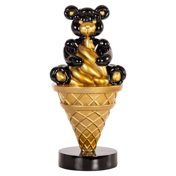 Deco object Harly (Black/gold) - Afbeelding 2
